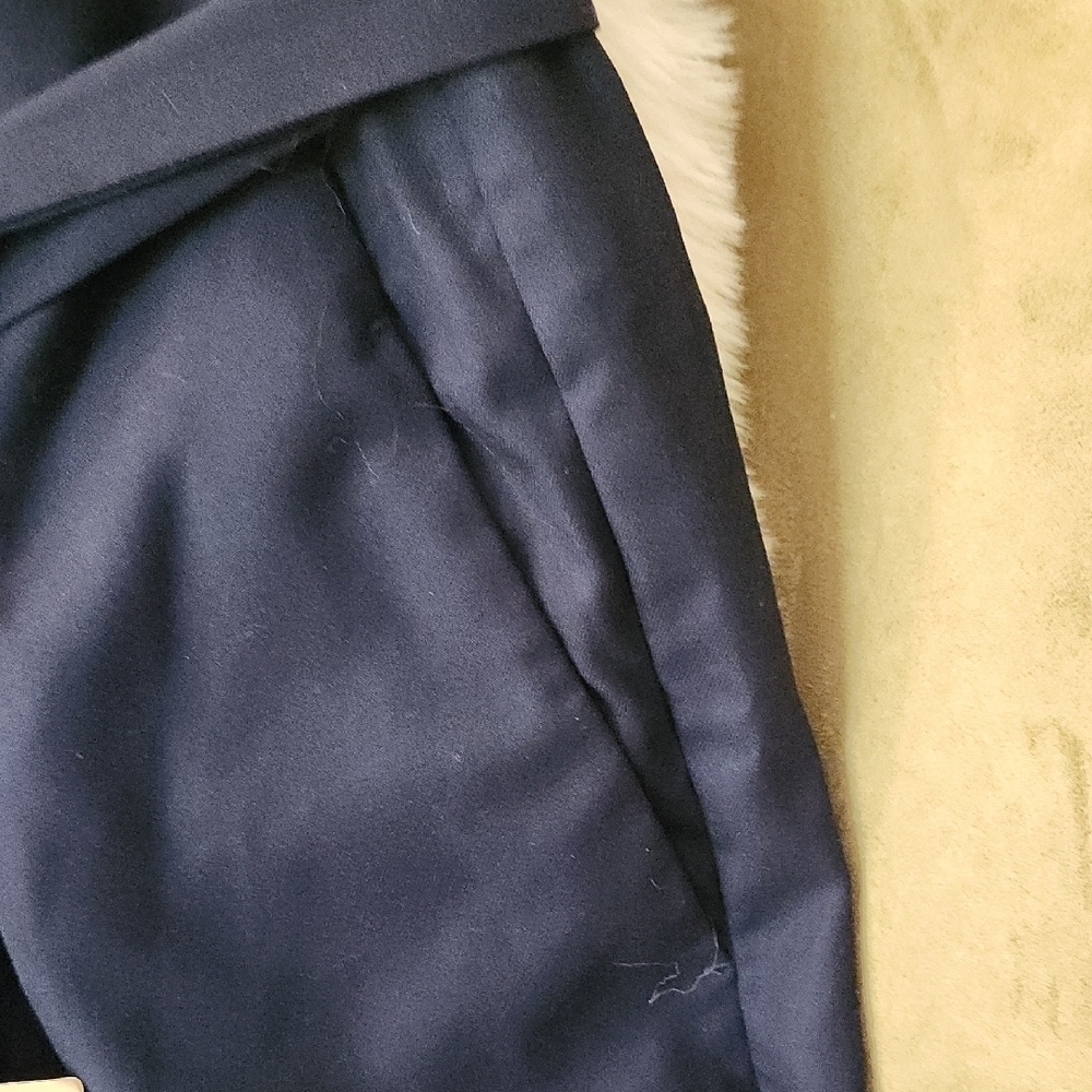NWT Scotch & Soda Dark Blue Pants with Belt-Size L/32 - Picture 6 of 8
